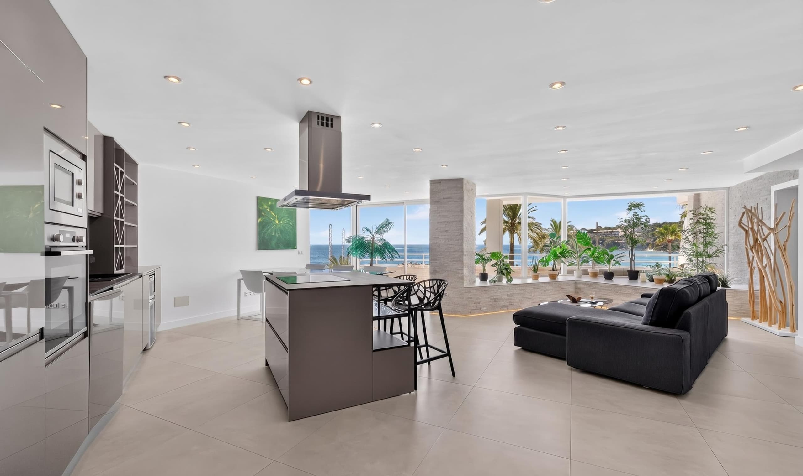Strandapartment mit Panorama-Meerblick, 1